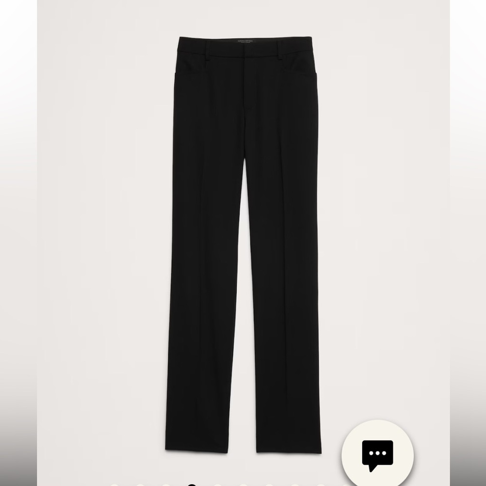 Tailored High-Waist Wide-Leg Pants - Black - Picture 6 of 16
